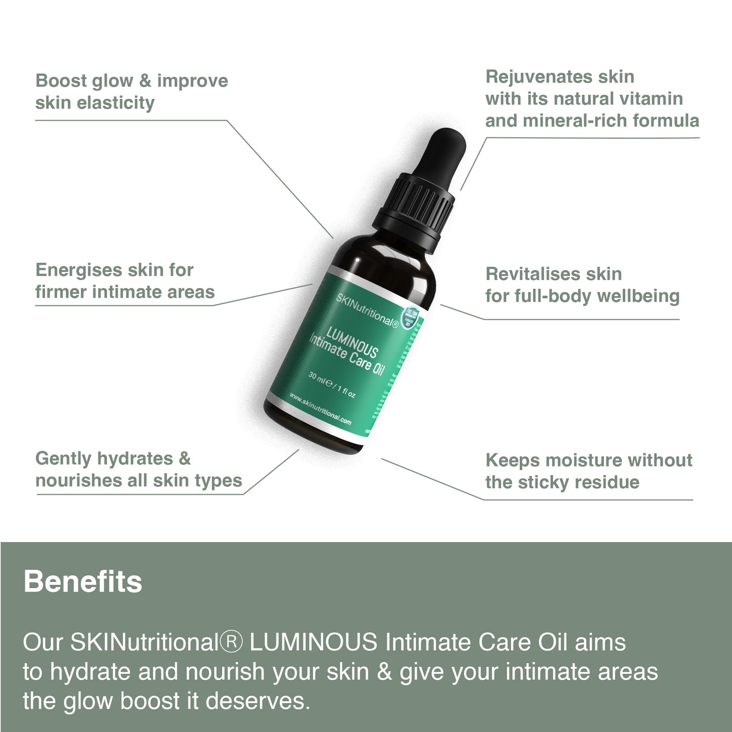 LUMINOUS Intimate Care Oil 30ml