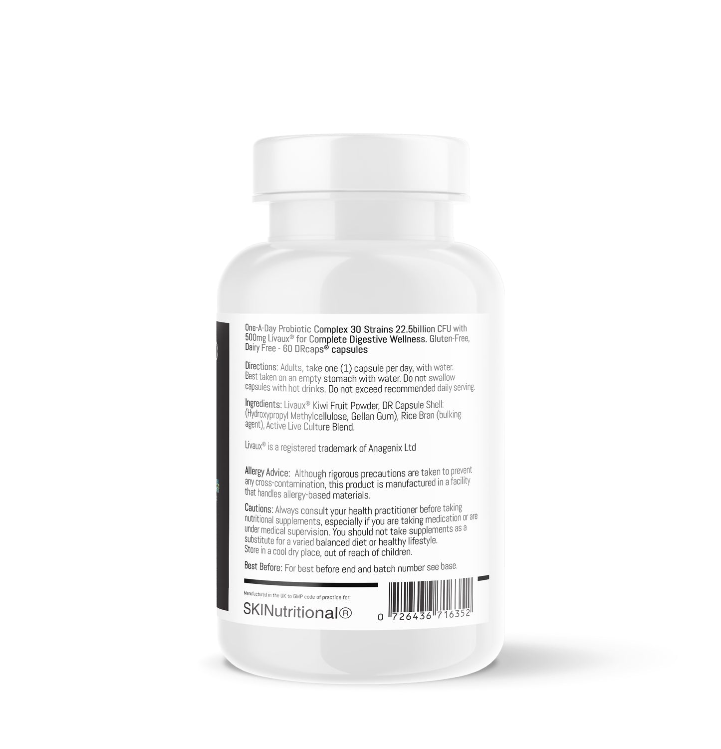 nouRRRish™️ Advanced Probiotic with Prebiotic Livaux®